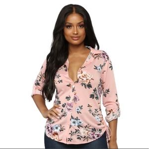 BRAND NEW FLORAL FASHIONOVA BLOUSE 👚